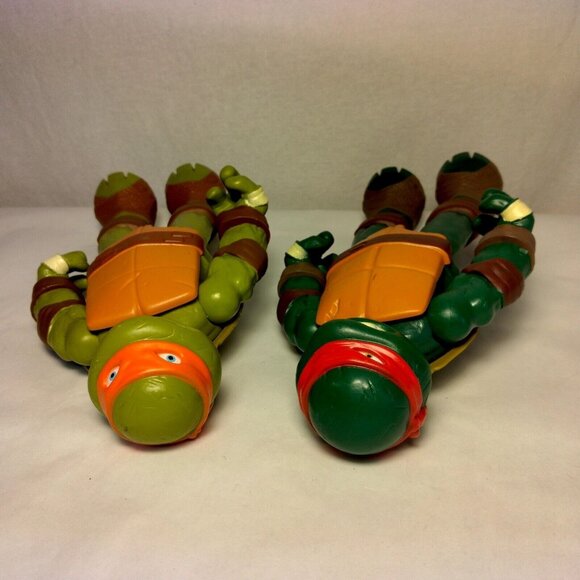 Teenage Mutant Ninja Turtle Playmates 2 Action Figure Toys Michaelangelo Raphael - Picture 4 of 10